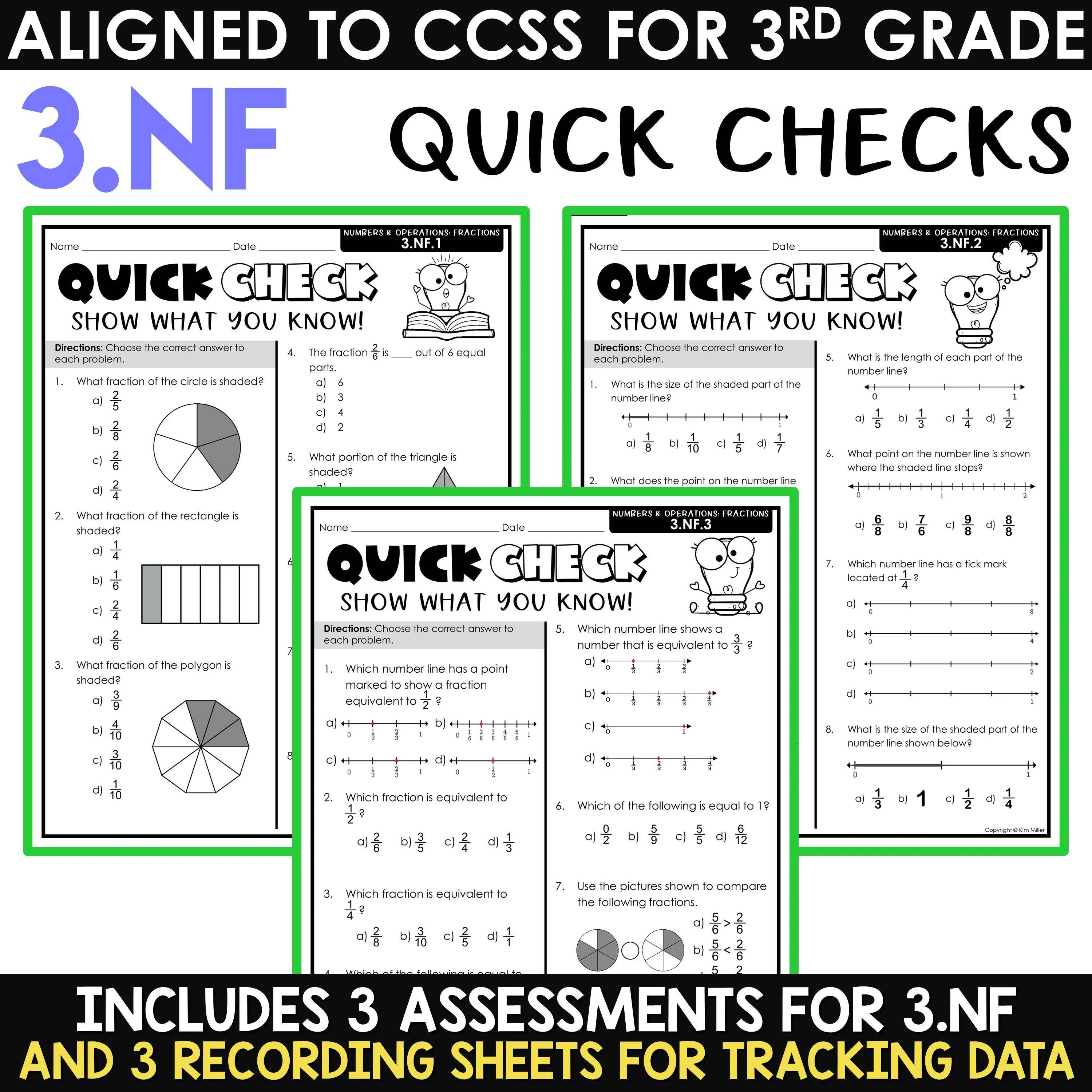 3rd Grade Math Review Worksheets Assessments Homework Morning Work Test Prep