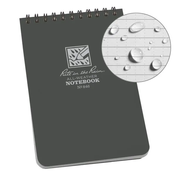 4 X 6 Notebook - Gray