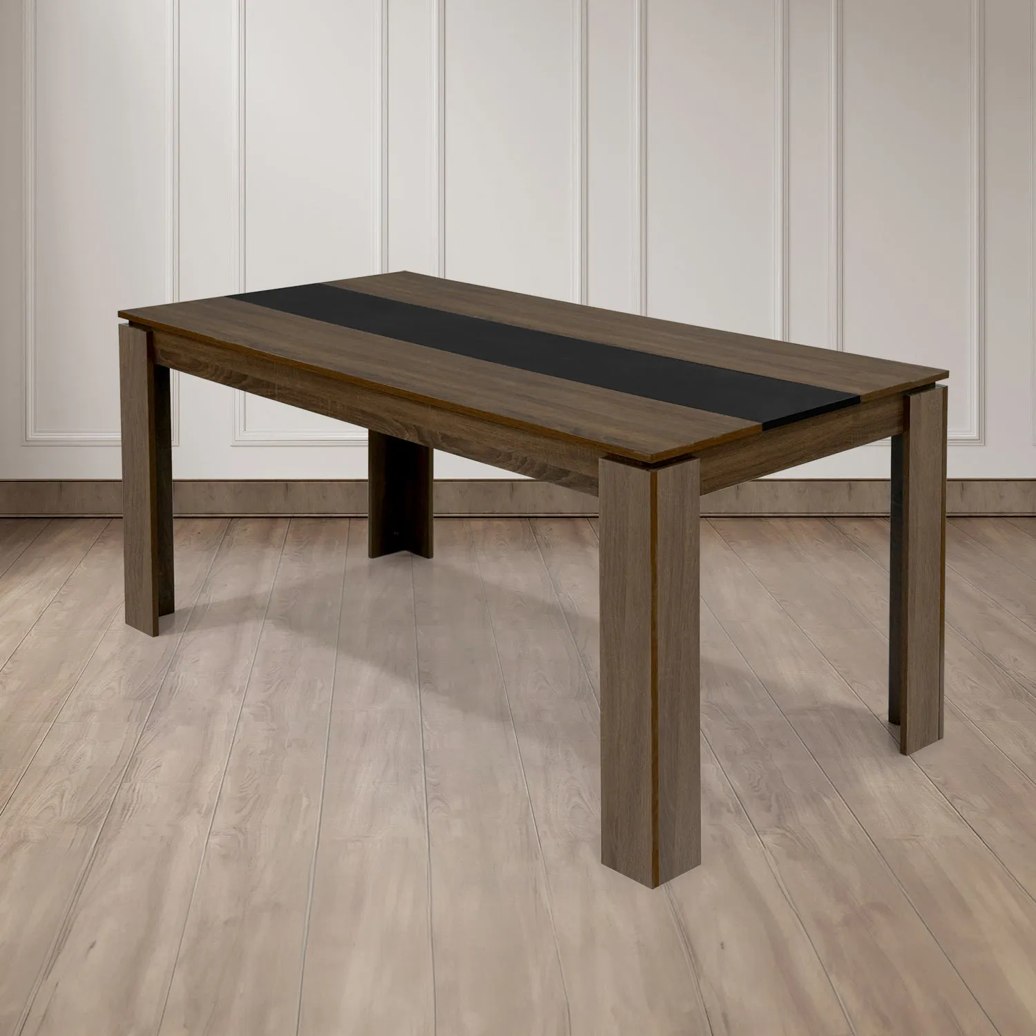 47.2" / 62.9" Farmhouse Dining Table-HomyCasa