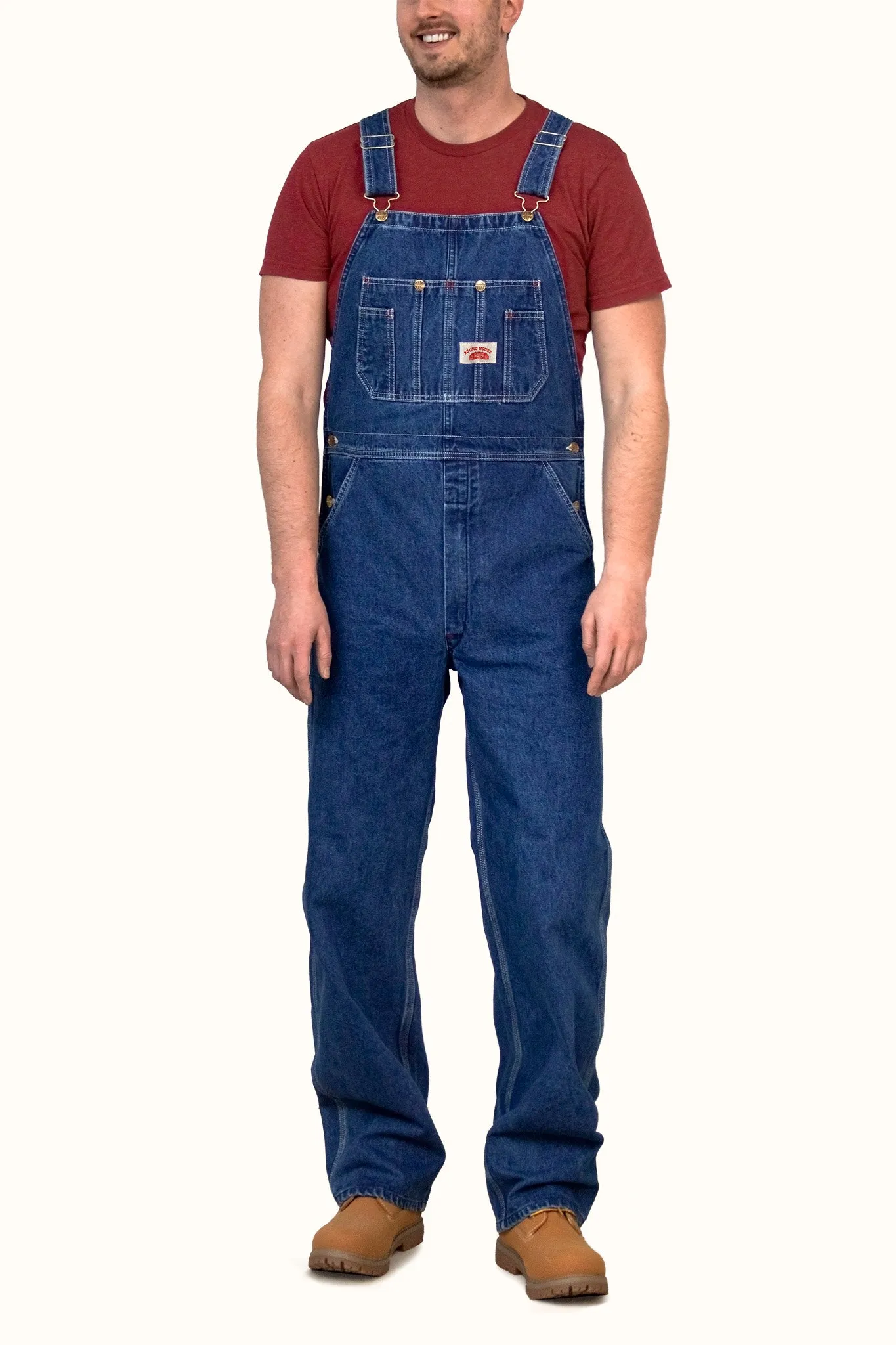 #699 Stone Washed Bib Overalls