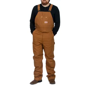 #83 Heavy Duty Brown Duck Bib Overalls - MADE IN USA