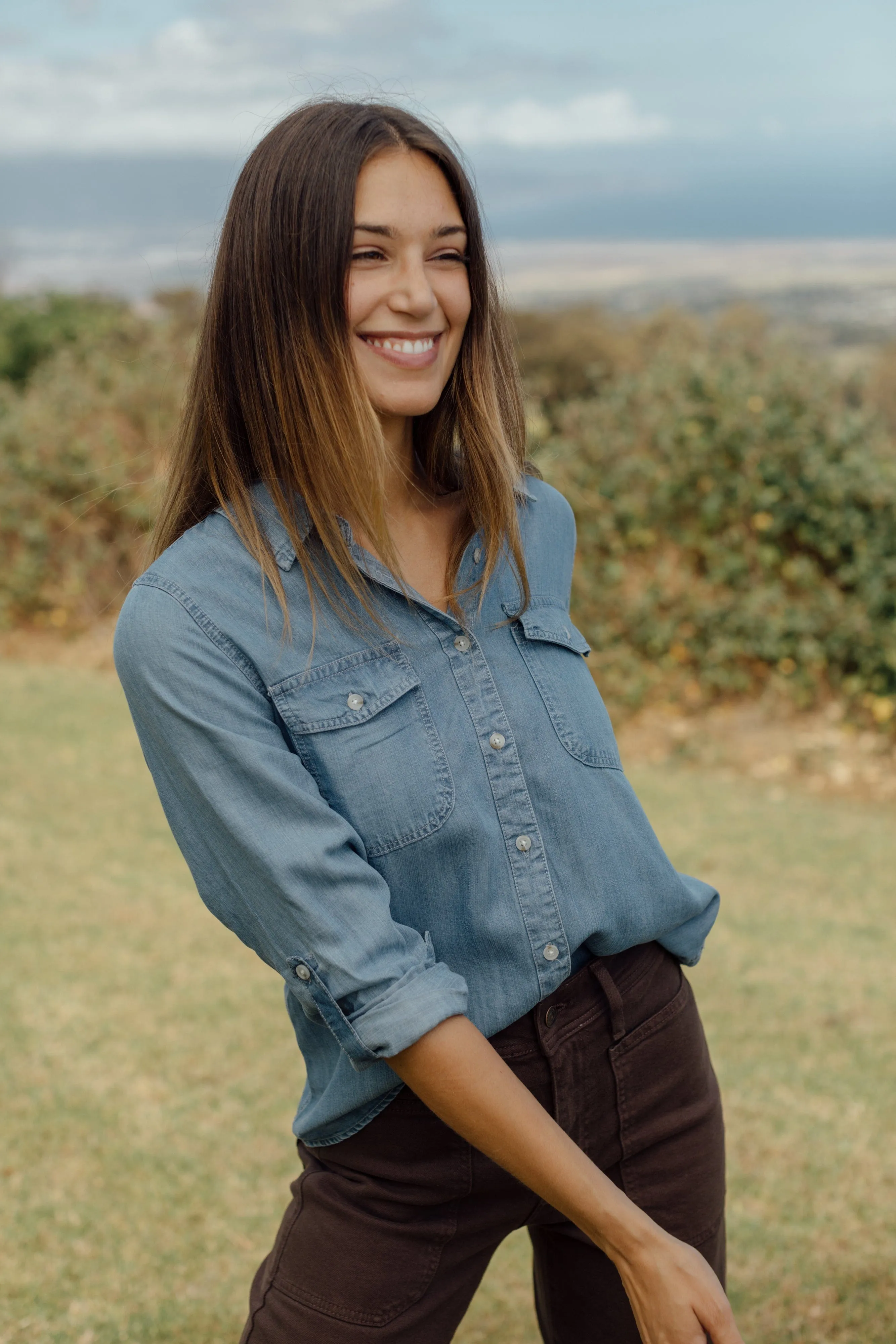 Amsterdam Button Down - Dark Wash