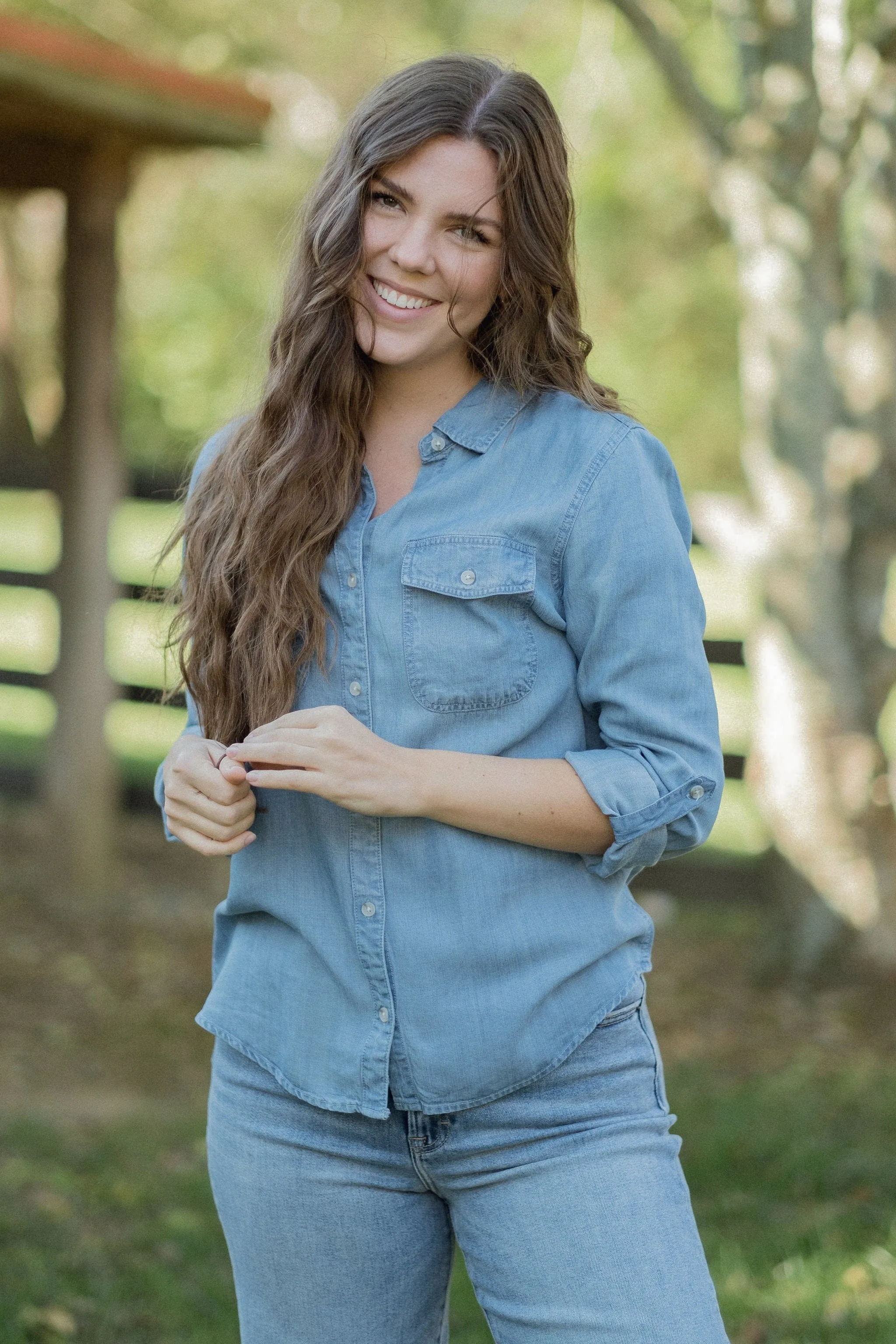 Amsterdam Button Down - Dark Wash