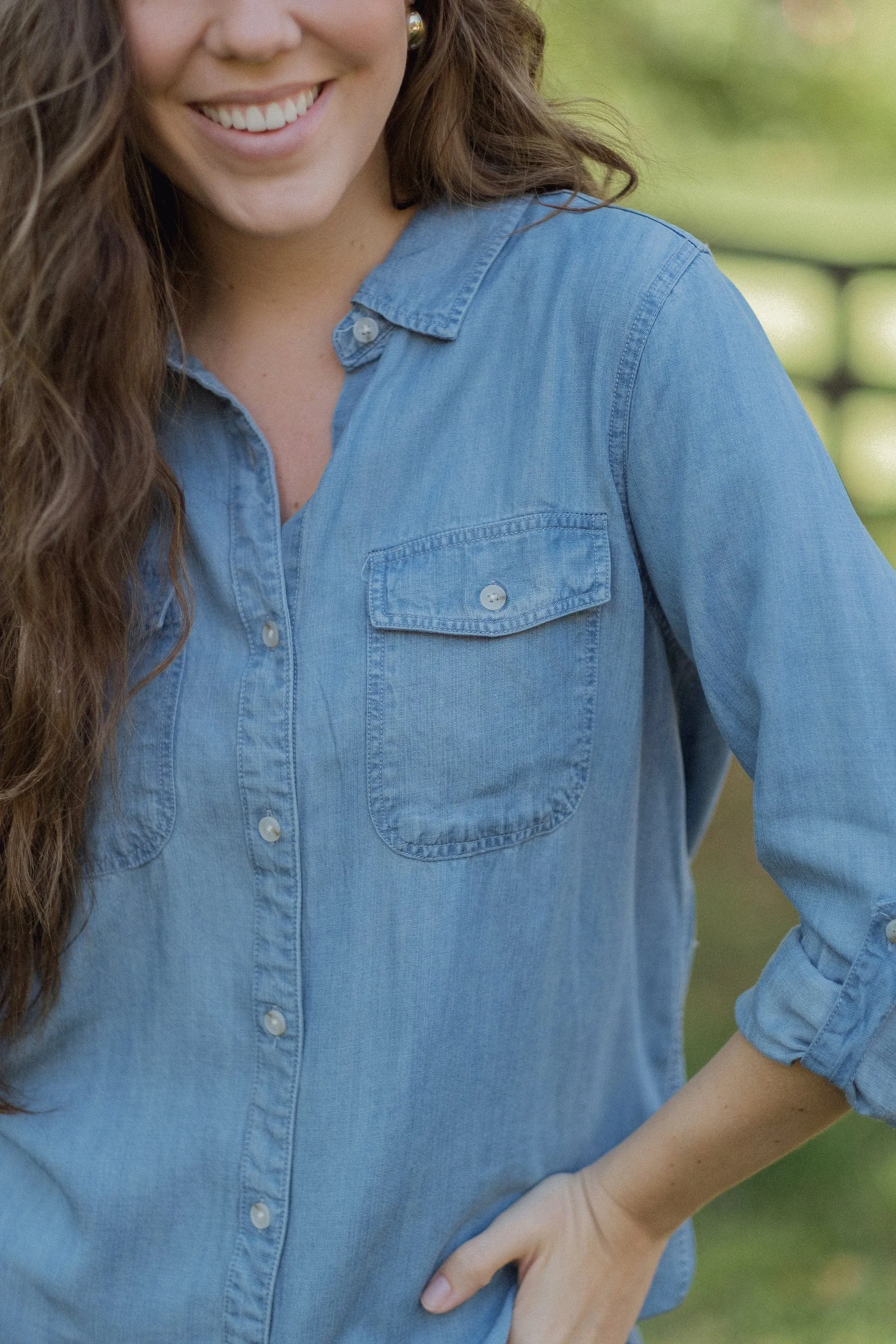 Amsterdam Button Down - Dark Wash