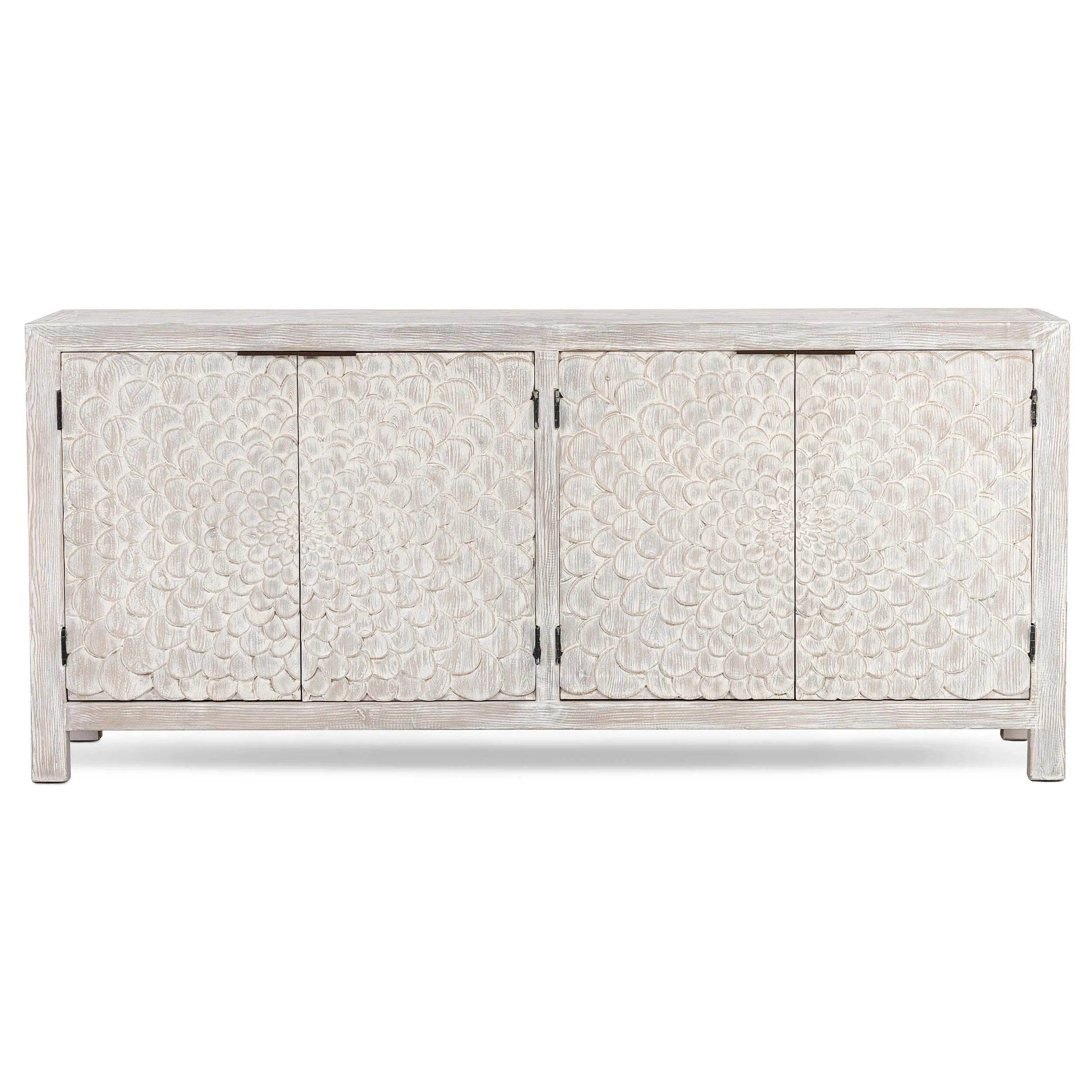 Astrid 4 Door Cabinet, Vintage Cream