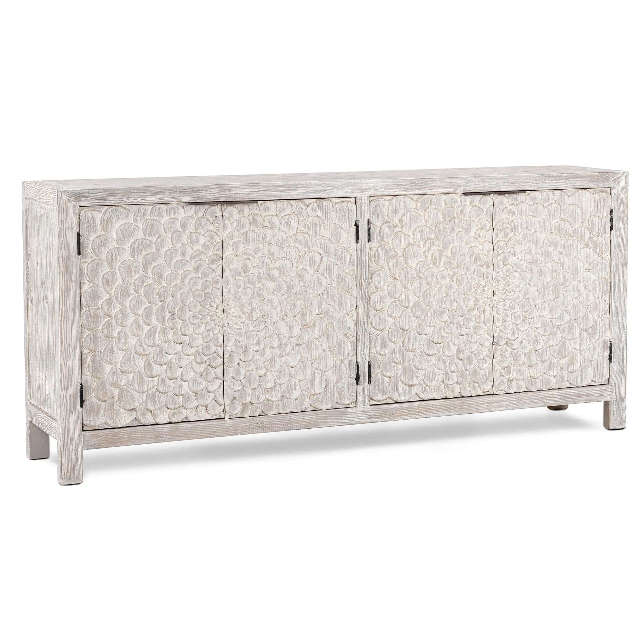 Astrid 4 Door Cabinet, Vintage Cream