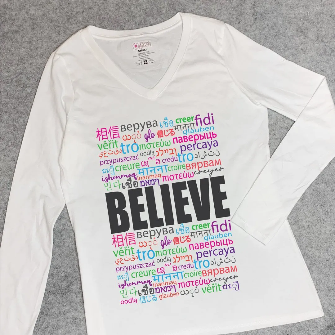 Believe in Translation Long-Sleeve T-Shirt