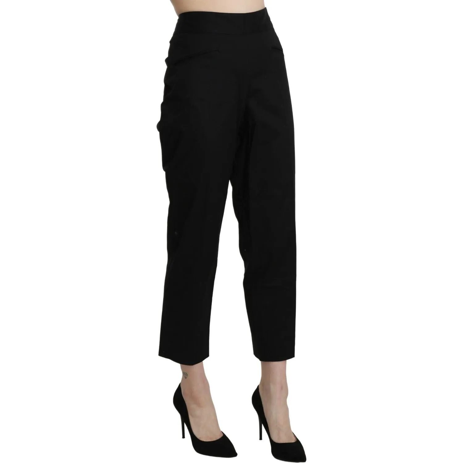 BENCIVENGA Elegant High Waist Cropped Pants