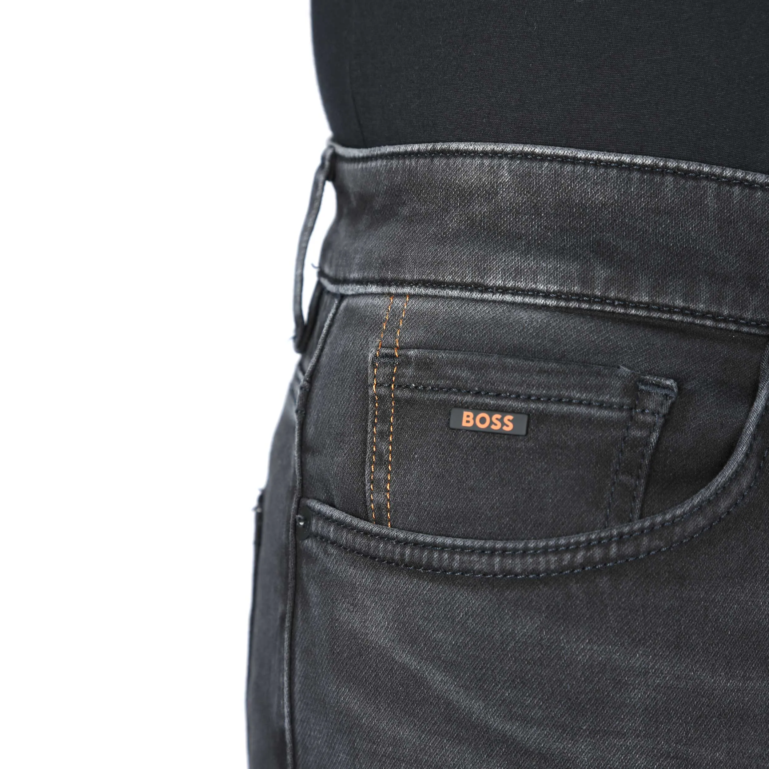 BOSS Charleston BC Jean in Dark Grey Wash