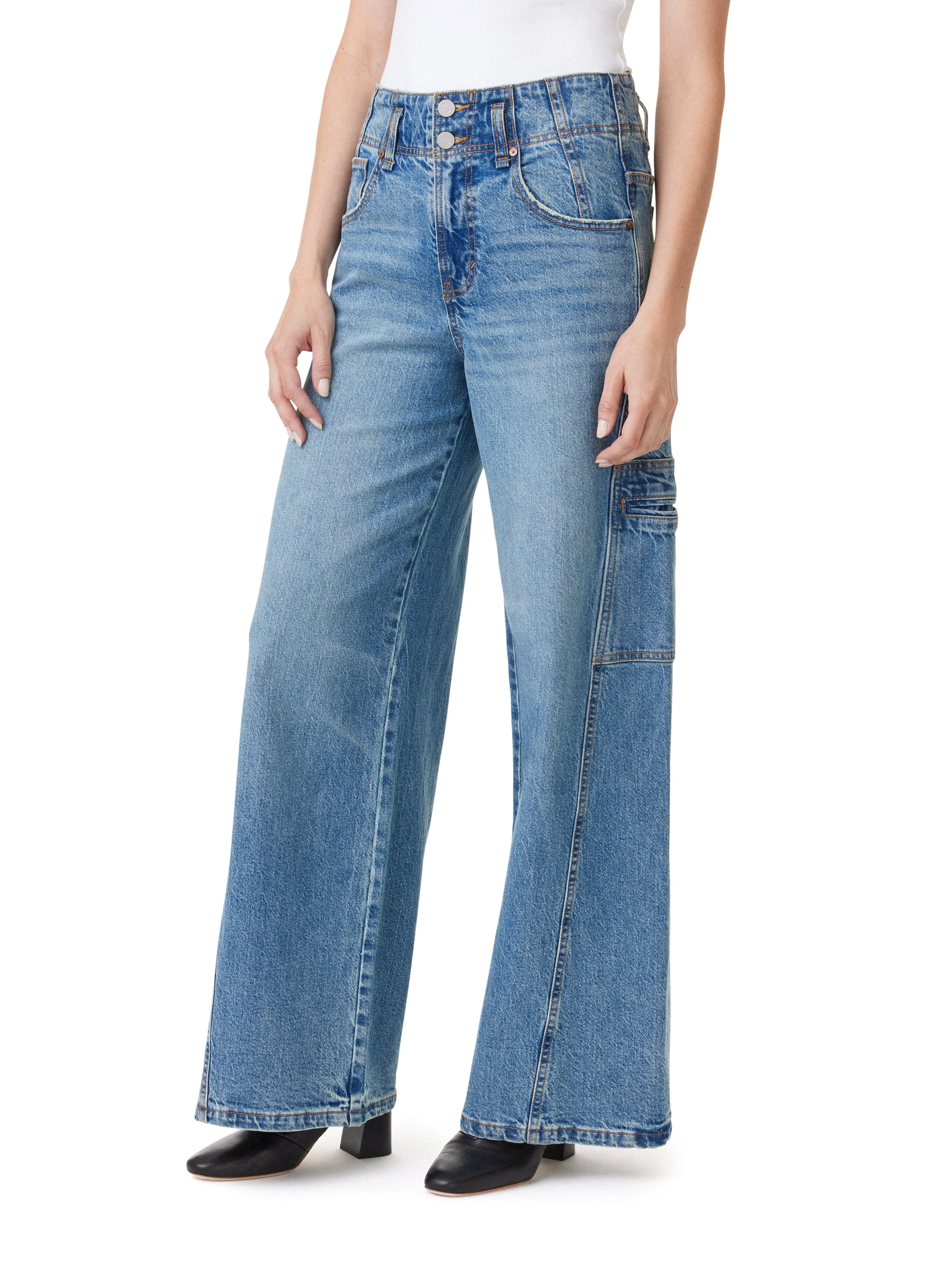 Cargo Extra Wide Leg Jeans