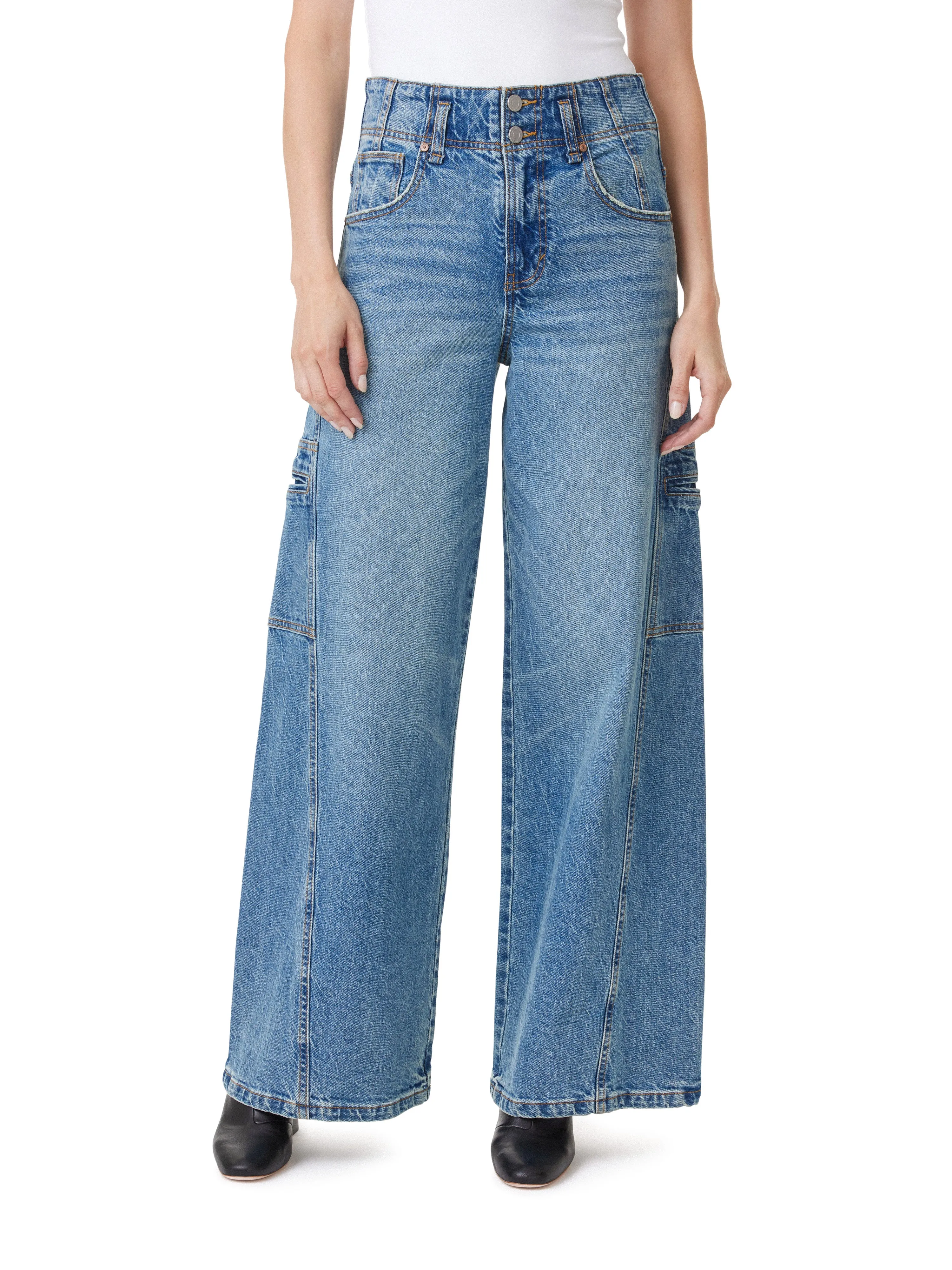 Cargo Extra Wide Leg Jeans