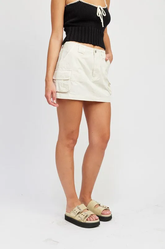 Cargo Mini Skirt