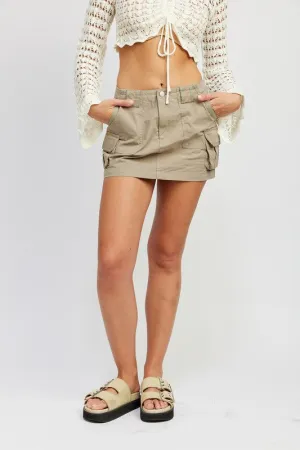 Cargo Mini Skirt