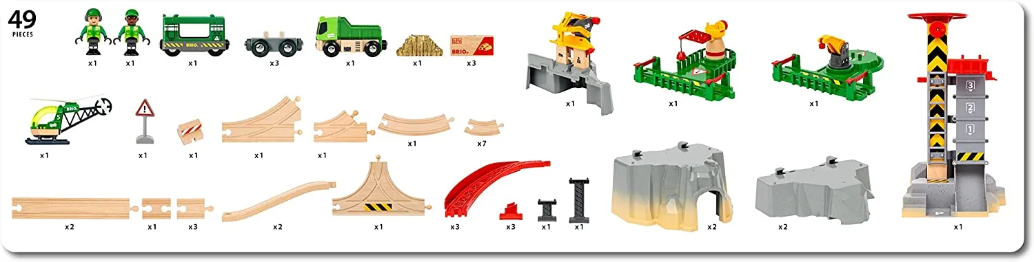 Cargo Mountain Train Set