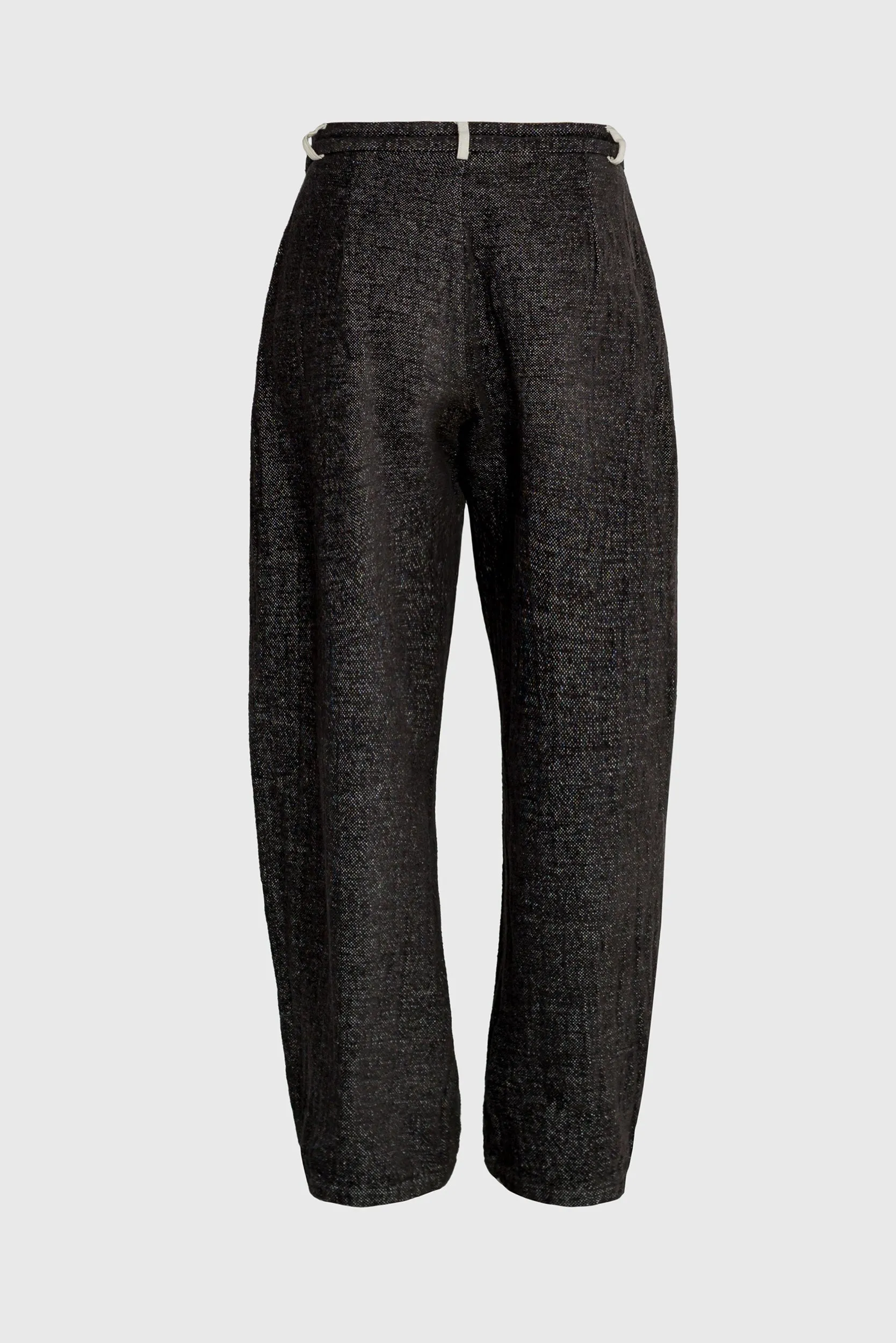 Curved Cotton Pants - Men's