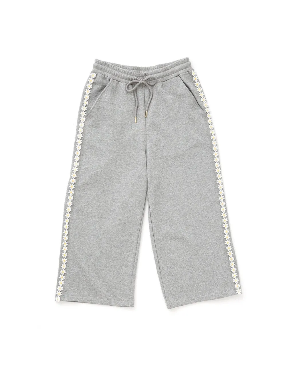 Daisy Chain Wide Leg Sweatpants