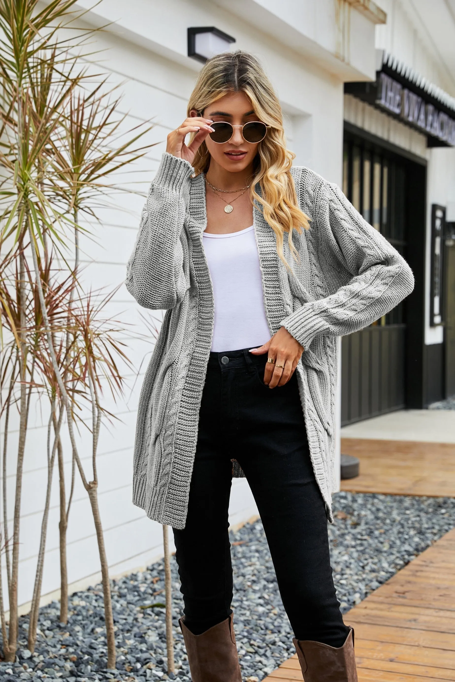 DressBetty - Twist Casual Loose Fit Cardigan