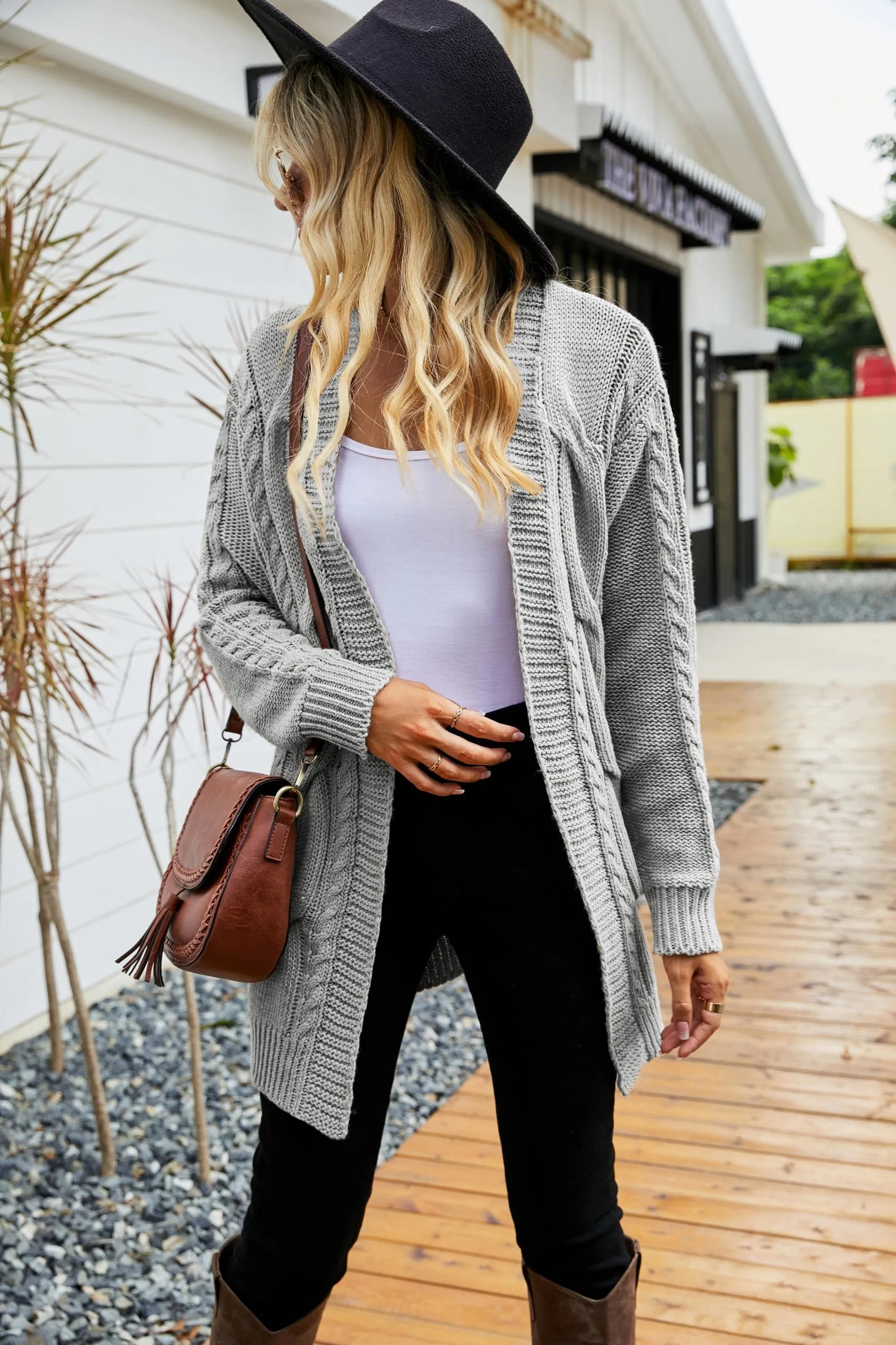 DressBetty - Twist Casual Loose Fit Cardigan