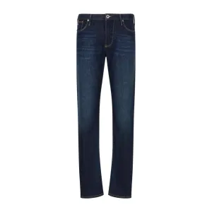 Emporio Armani J06 Slim Fit Dark Wash Denim Jeans