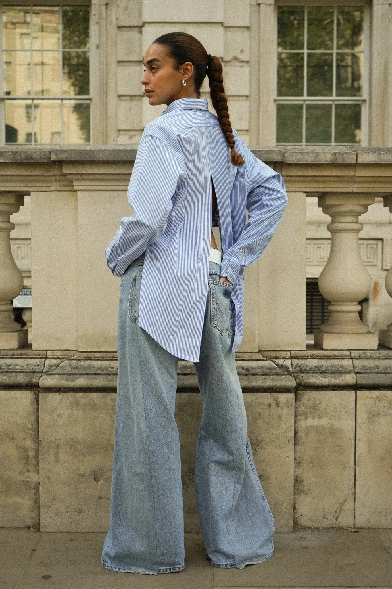 Freya Wide Leg Jean Light Blue