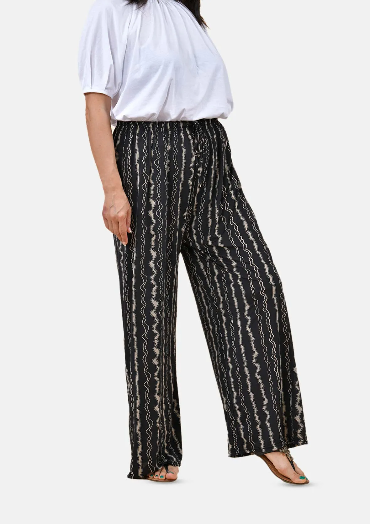 High Waist Wide Leg Trousers