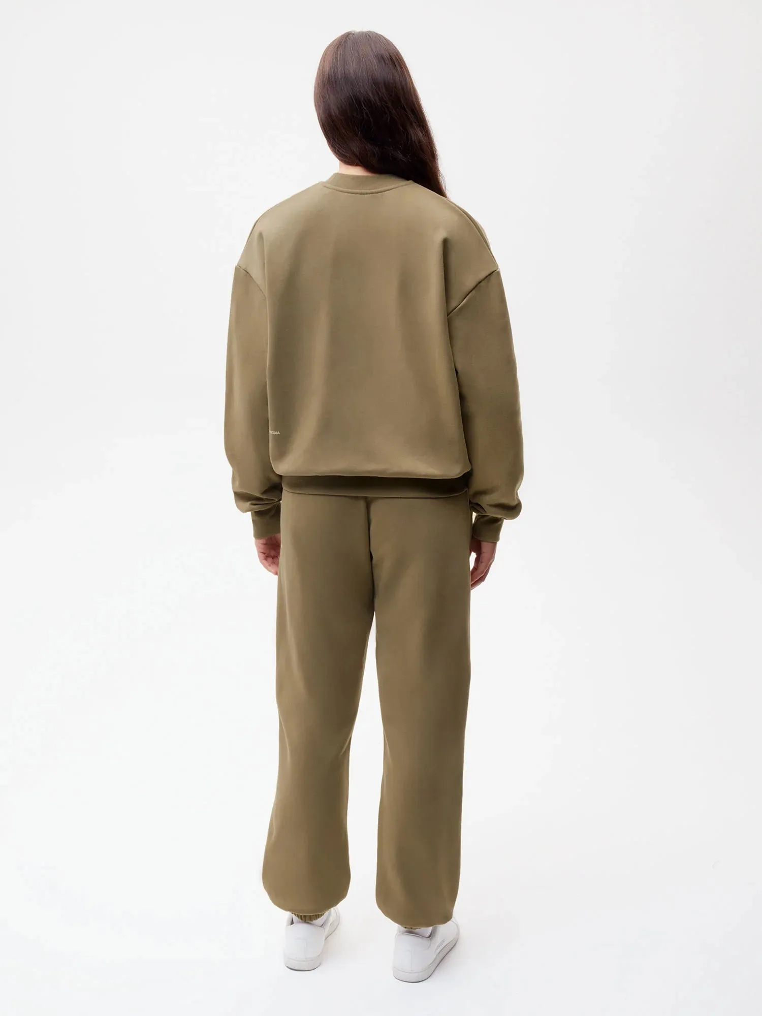 In Conversion Cotton Track Pants—terra brown