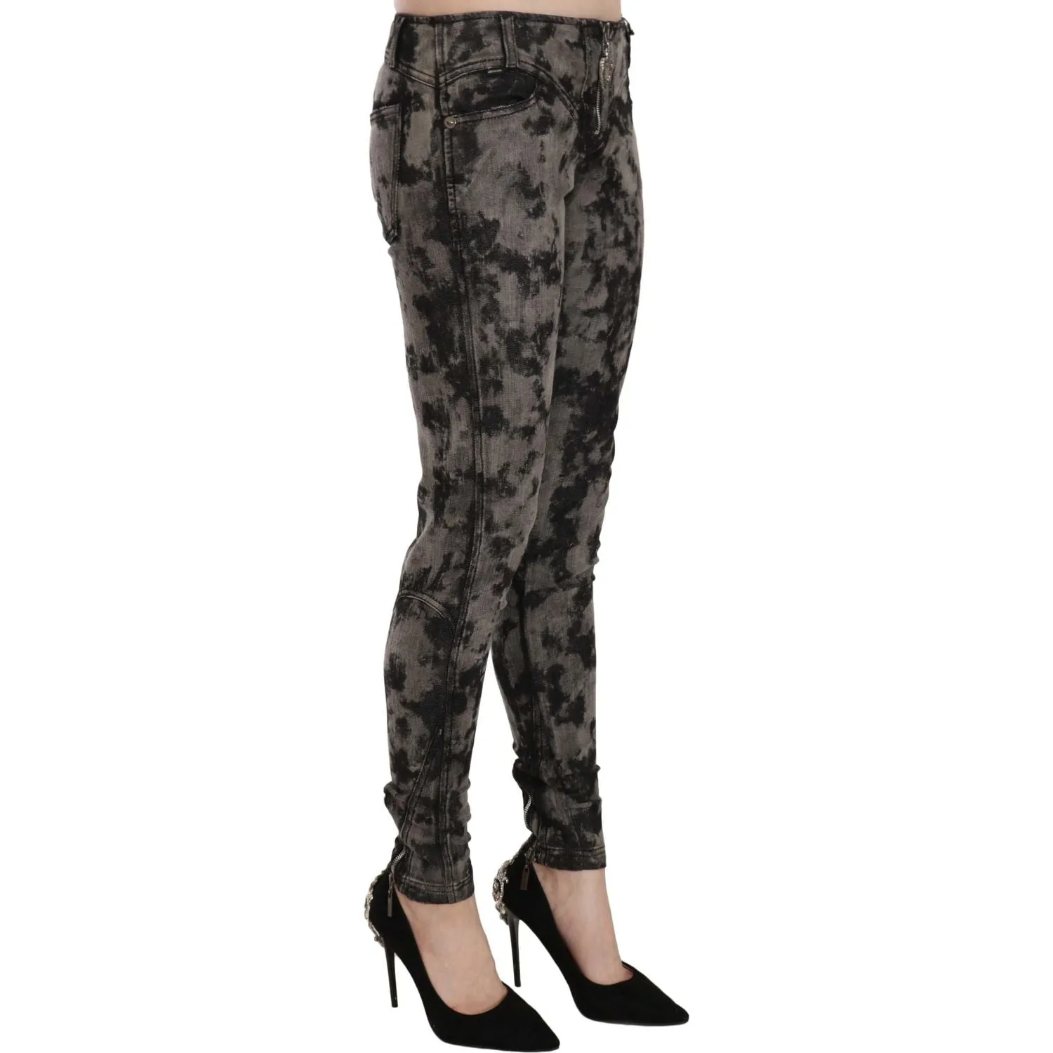 Just Cavalli Elegant Low Waist Skinny Denim Pants