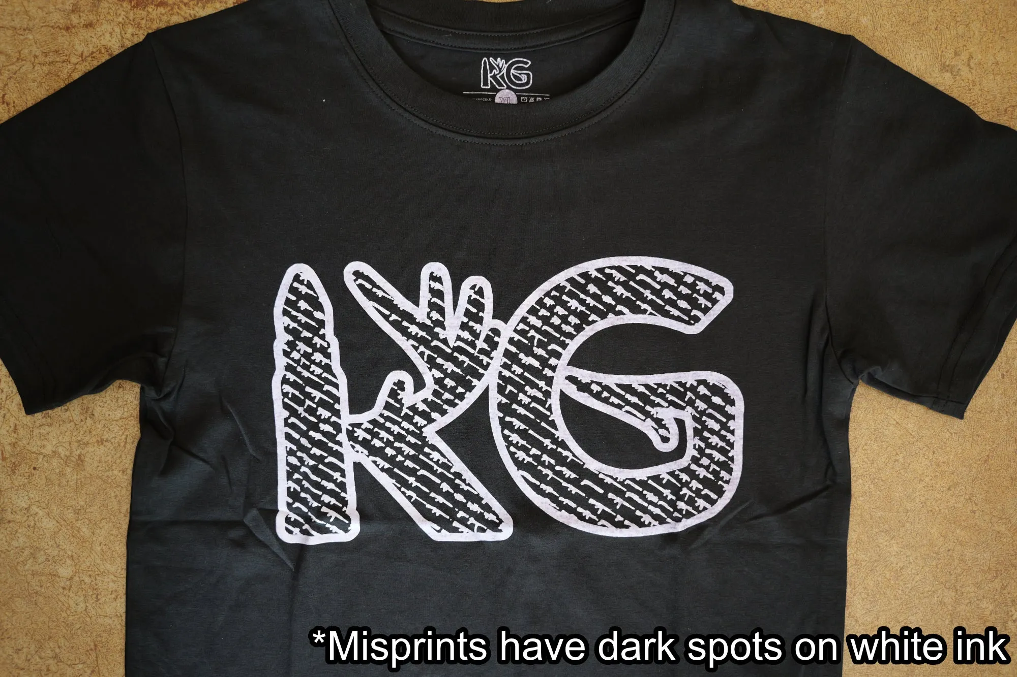 KG Black Gun Pattern T-Shirt