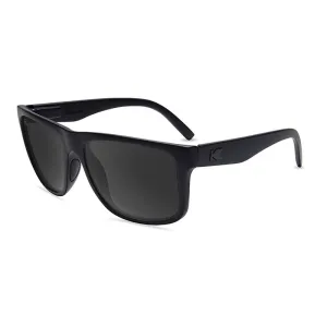 Knockaround Torrey Pines Sport Sunglasses - Black on Black/Smoke