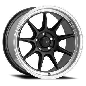 Konig Countergram 18x9.5A 5x114.3 ET35 Matte Black / Matte Machined Lip