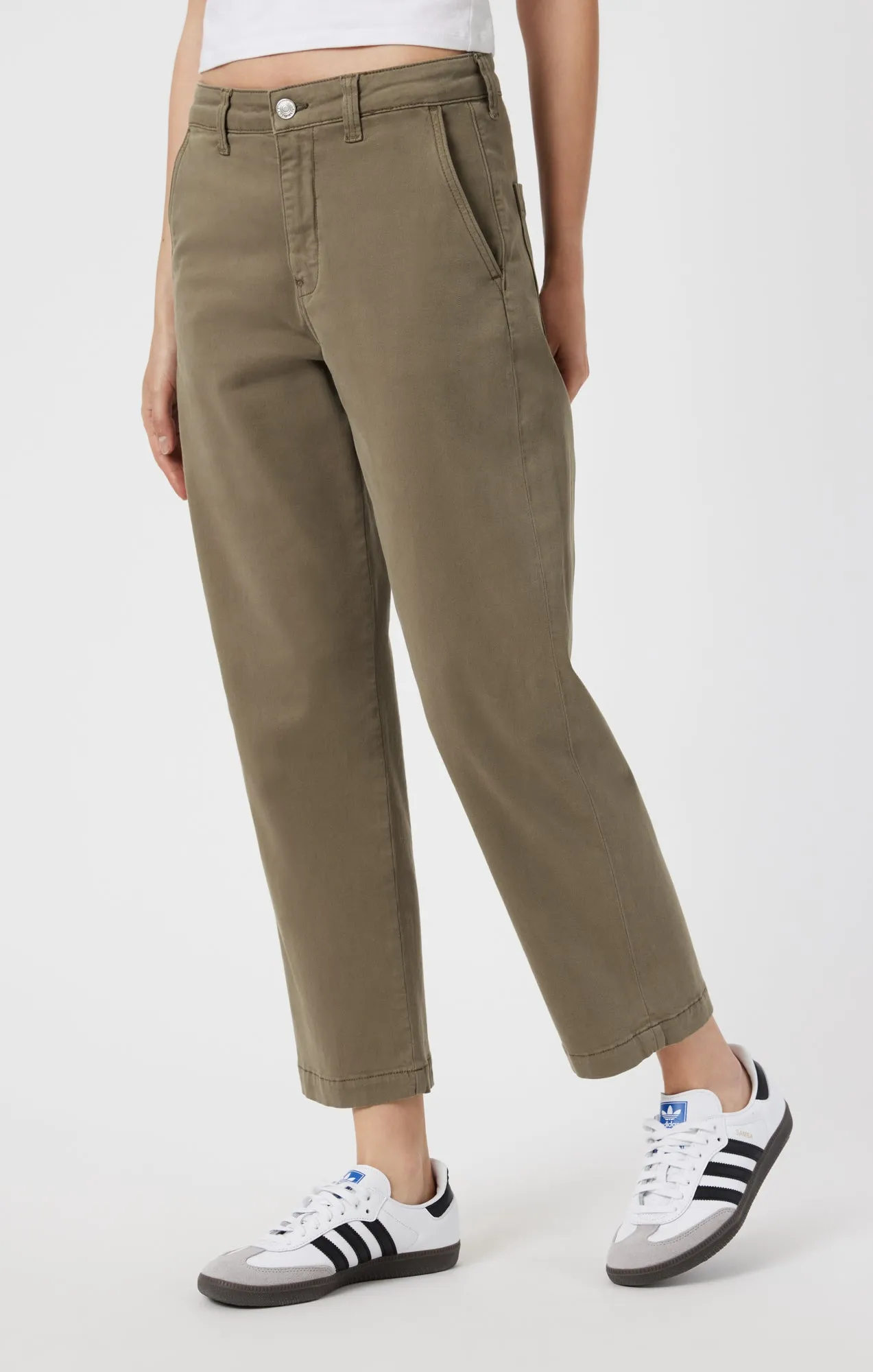 LAUREN STRAIGHT CHINO IN DUSKY CASUAL TWILL