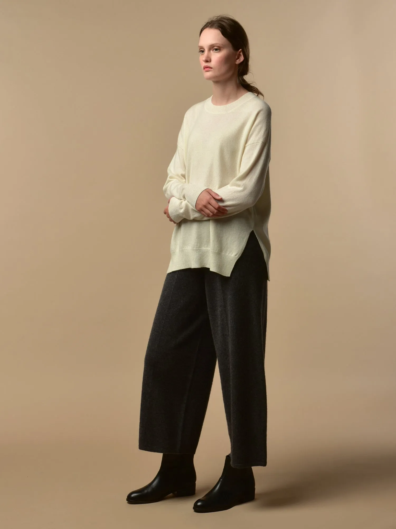 Loose Fit Pants_Graphite