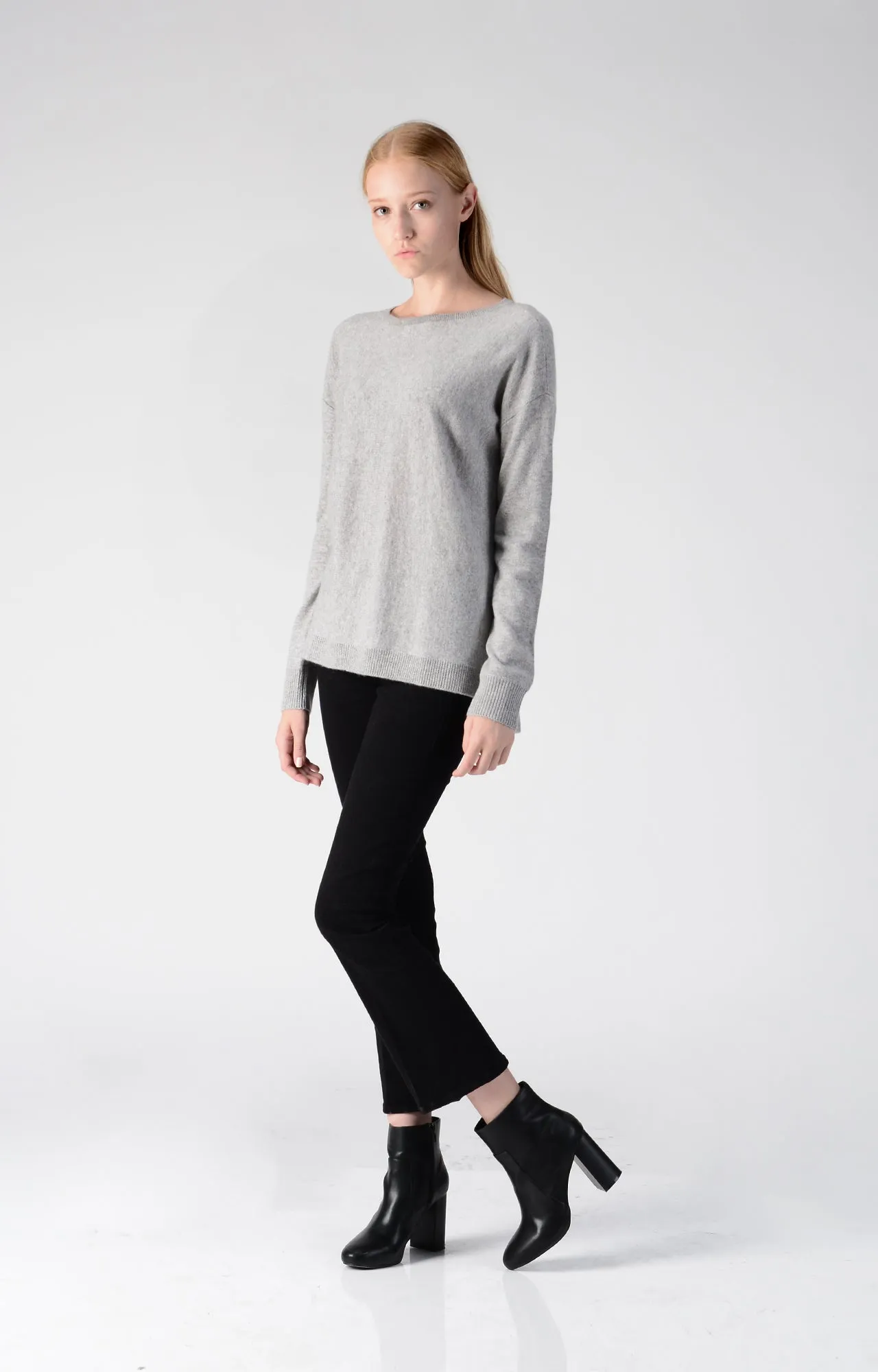 Loose Fit Sweater_Light Grey