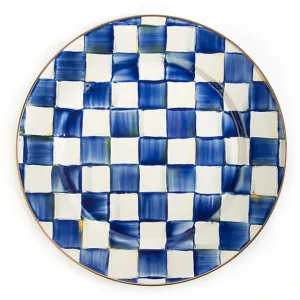 MacKenzie Childs Royal Check Charger Plate