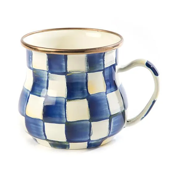 MacKenzie Childs Royal Check Mug