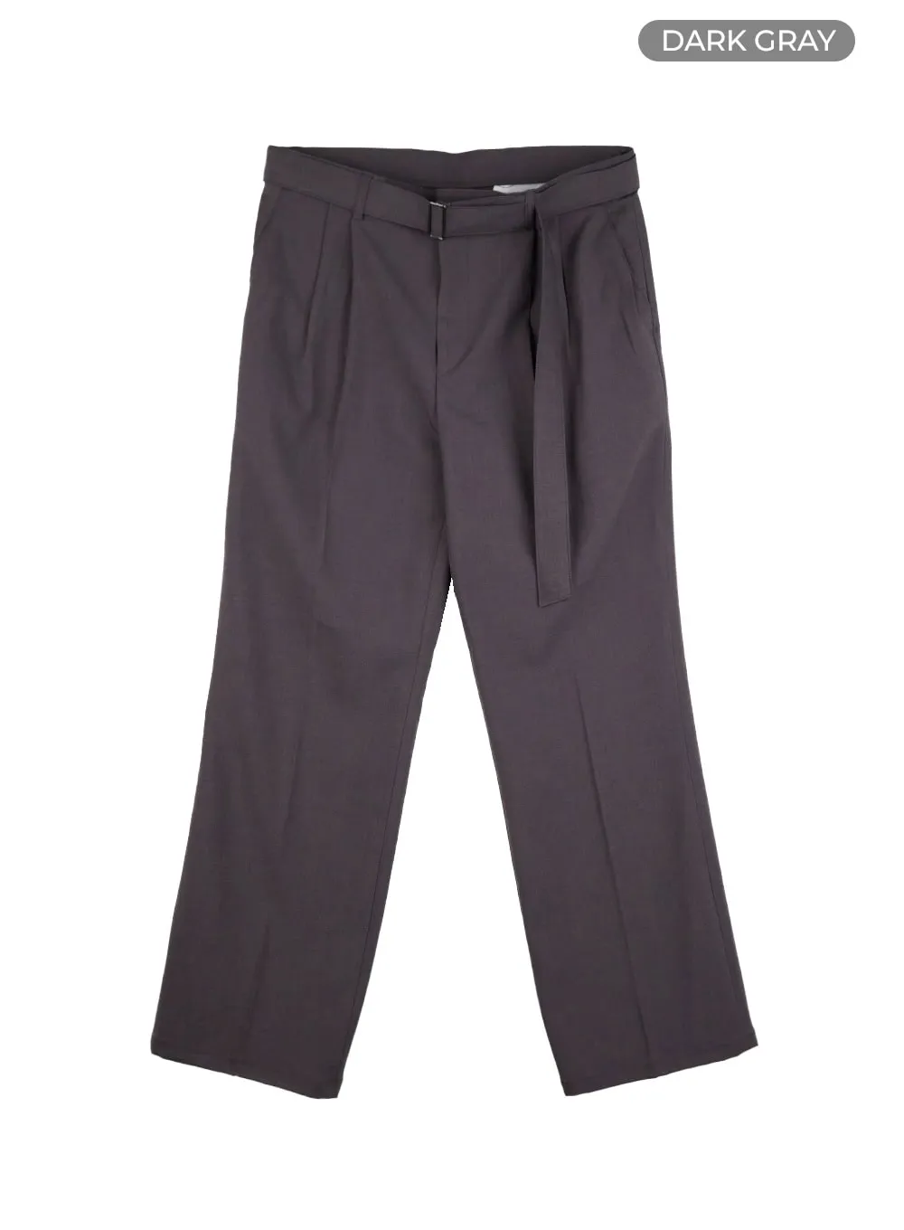 Men's Buckle-Waist Wide Fit Pants IL412