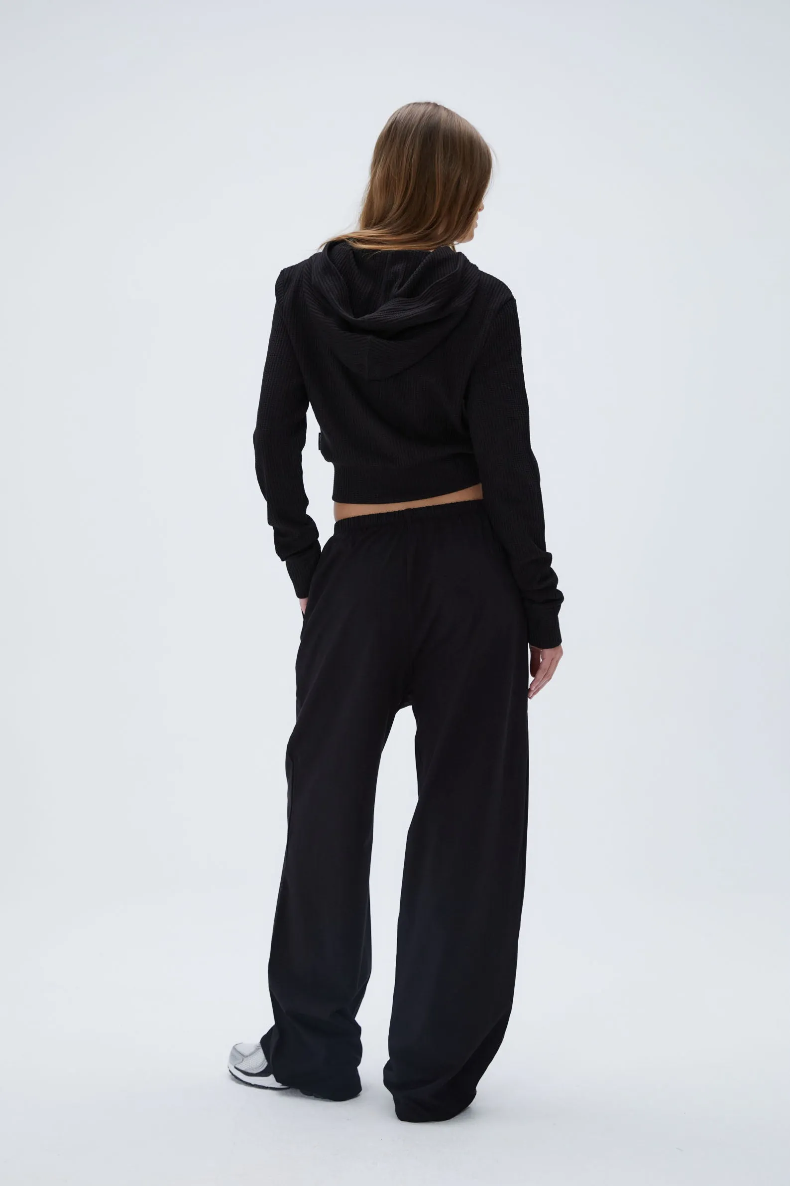 Modal Cotton Pants - Black