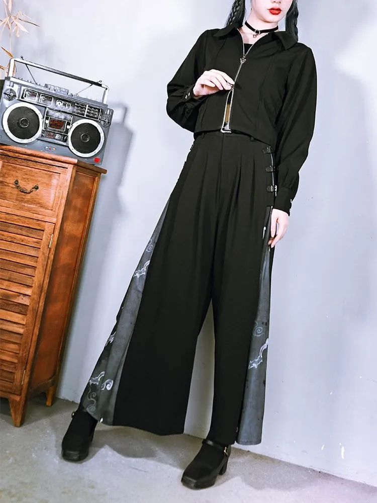 New Chinese style wide-leg pants【s0000000827】