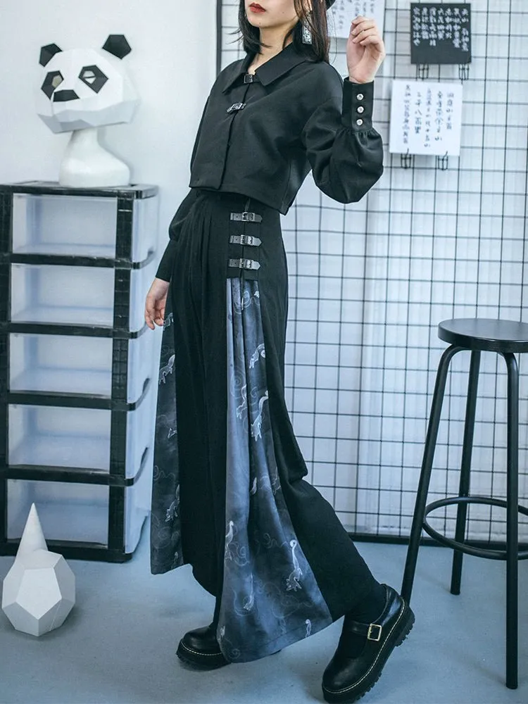 New Chinese style wide-leg pants【s0000000827】