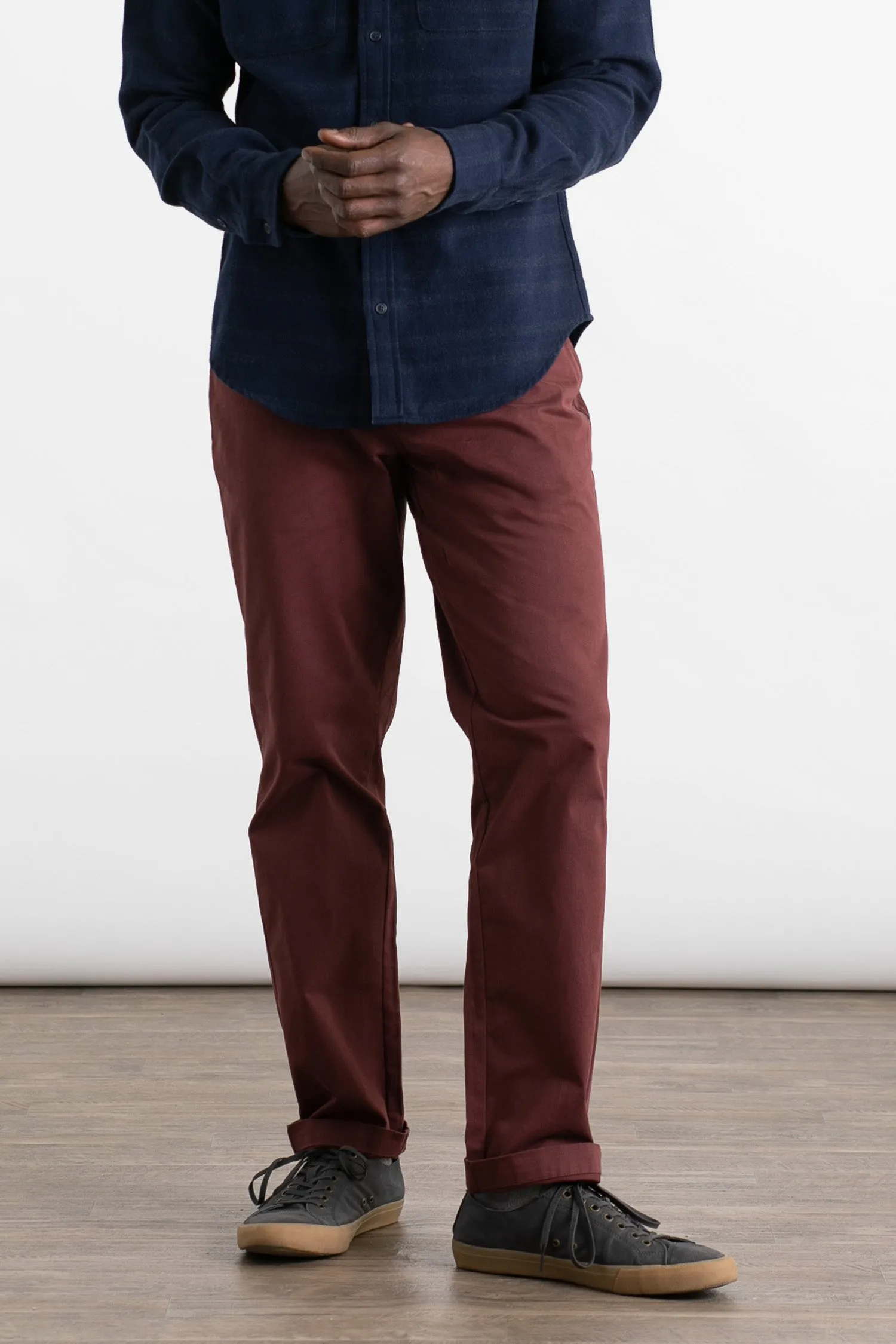 Polk Pant / Burgundy