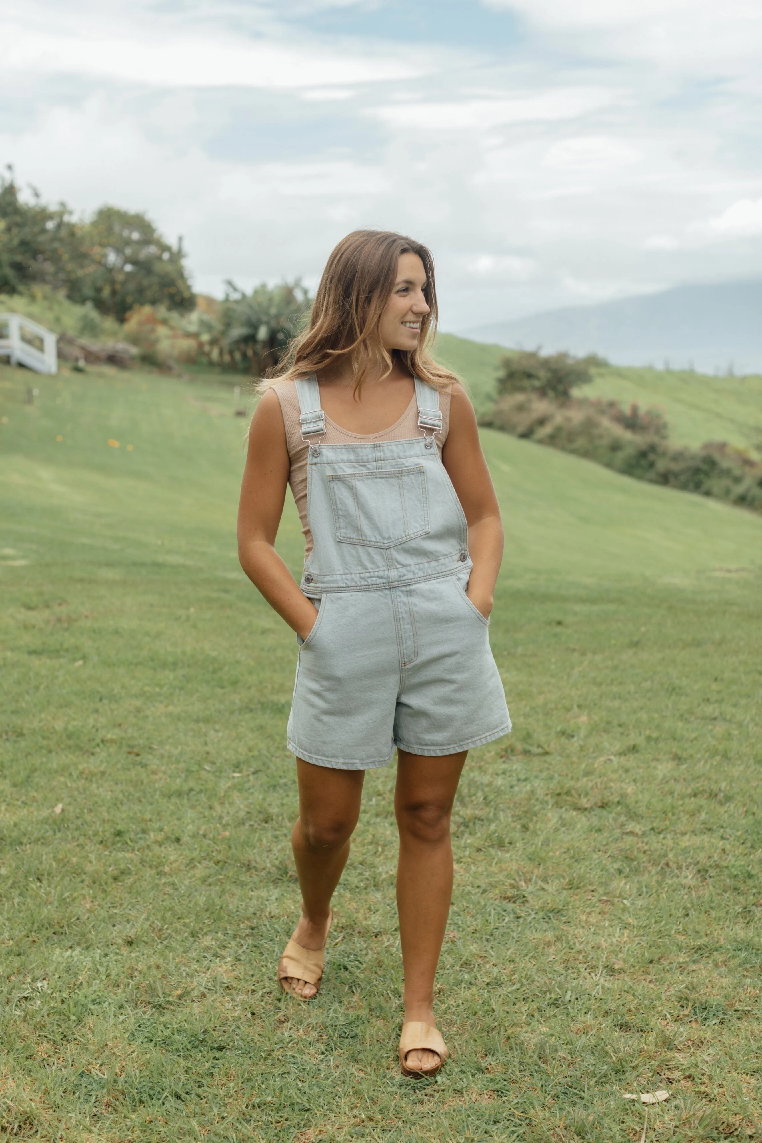 Portland Shortalls - Light Wash