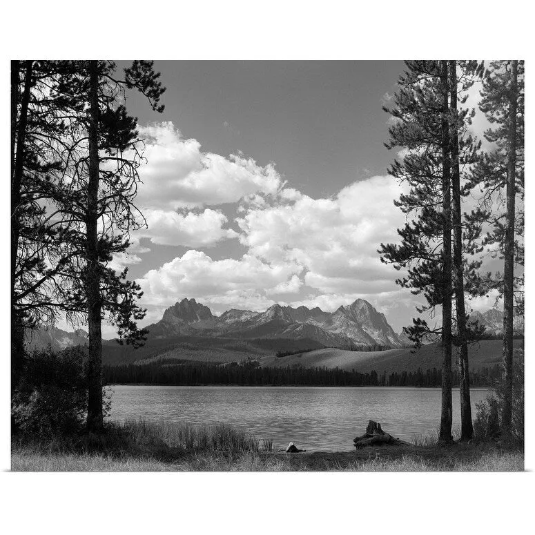 "1960's Little Red Fish Lake In Idaho" Poster Print - Multi