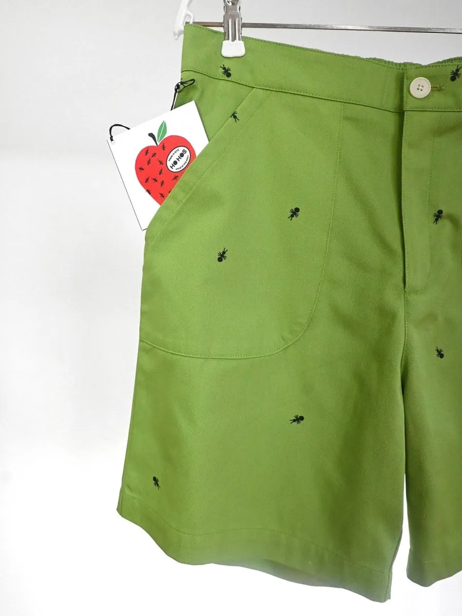 "Ants on your Pants" Work/Play Shorts -  Avocado Green (Limited Run)