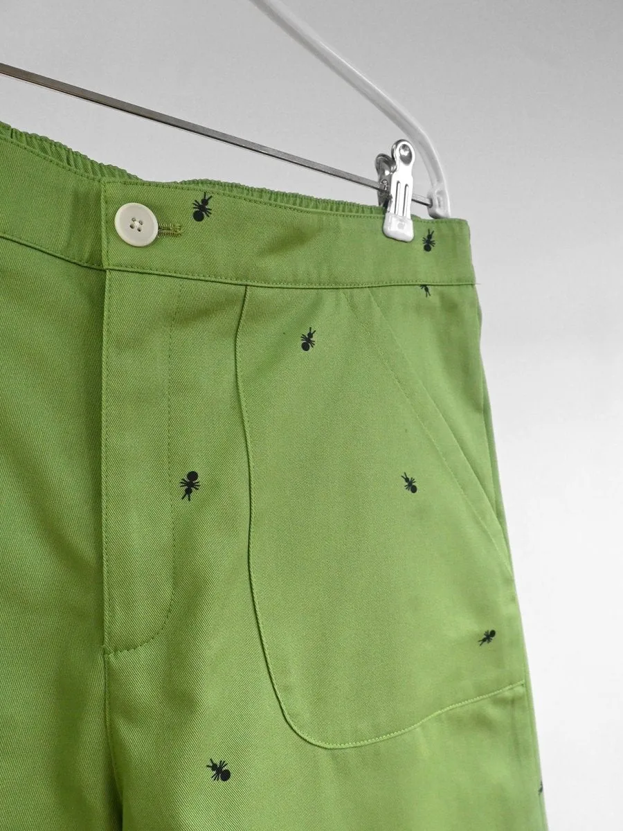 "Ants on your Pants" Work/Play Shorts -  Avocado Green (Limited Run)