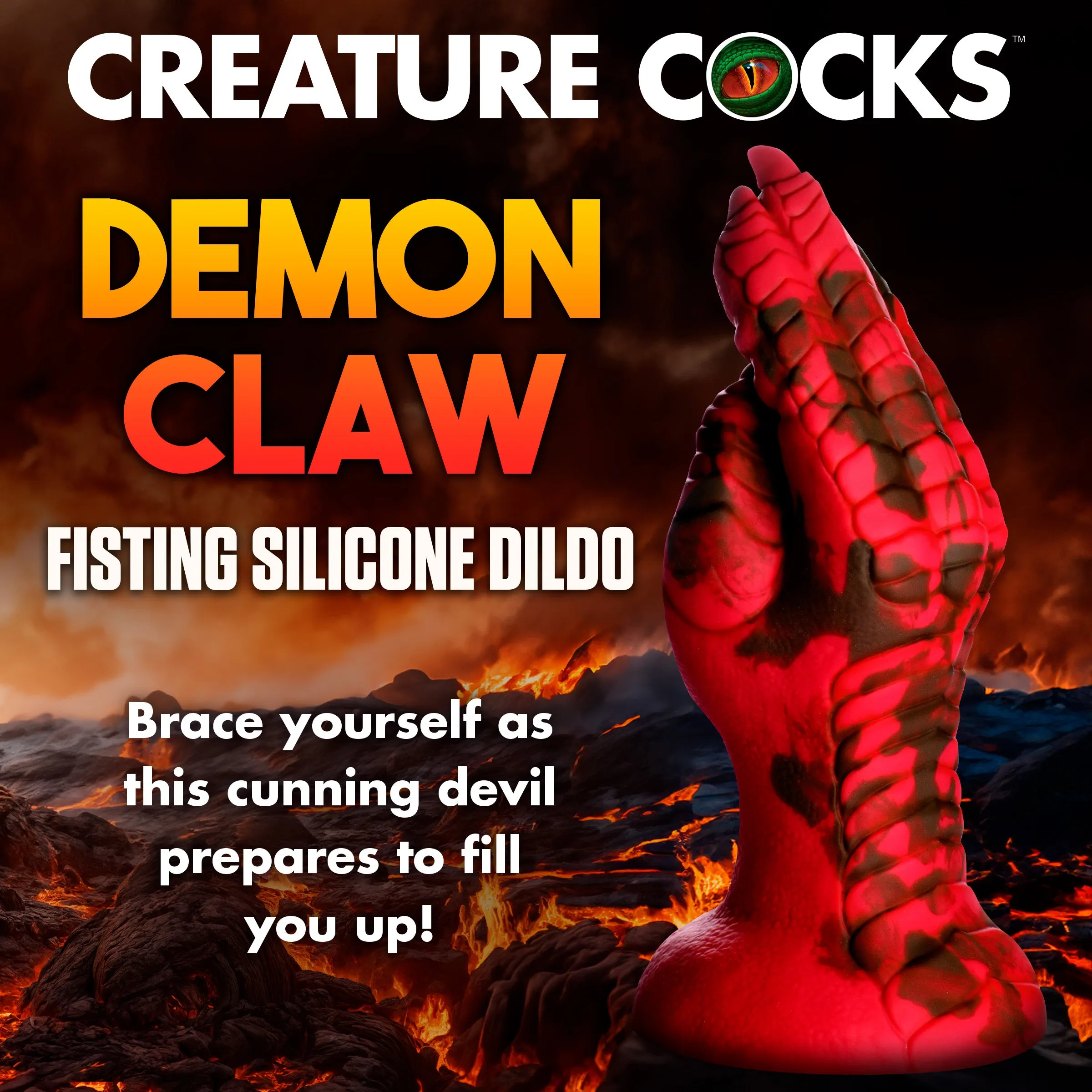 Raptor Claw Fisting Silicone Dildo -