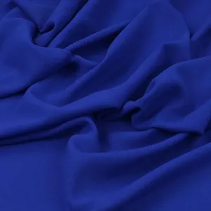 Royal Blue Crepe Fabric 97202