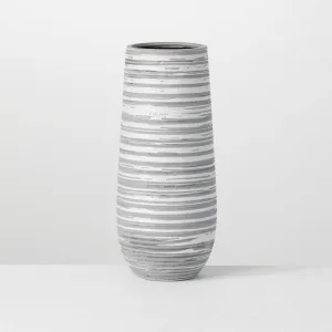 Rustic Striped Vase