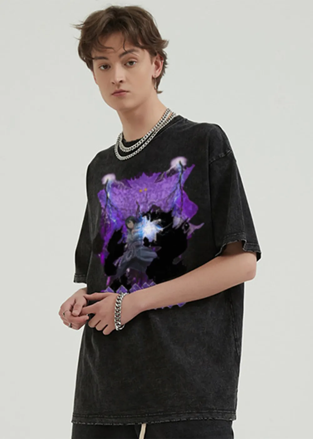 SUSANOO: PURPLE VINTAGE TEE