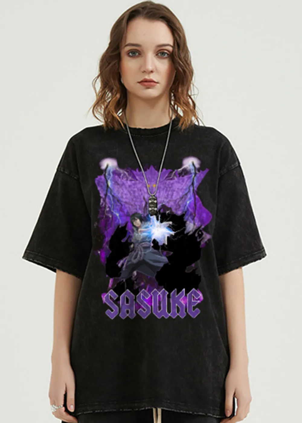 SUSANOO: PURPLE VINTAGE TEE