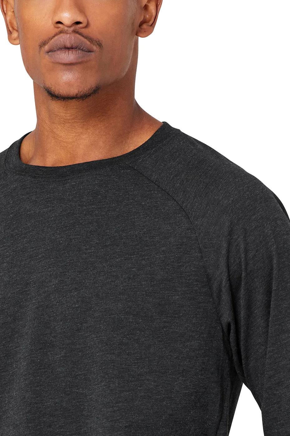 Triumph Long Sleeve Tee - Black Heather